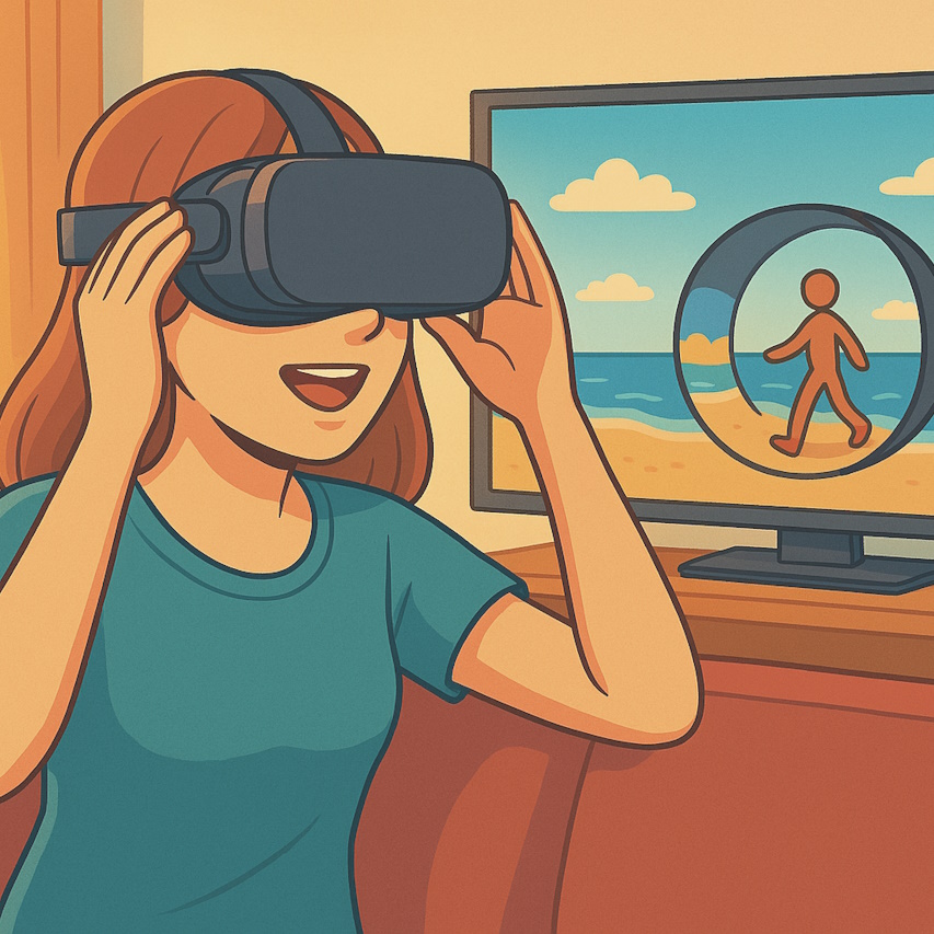 高解像度2D映像を統合したVR映像生成装置