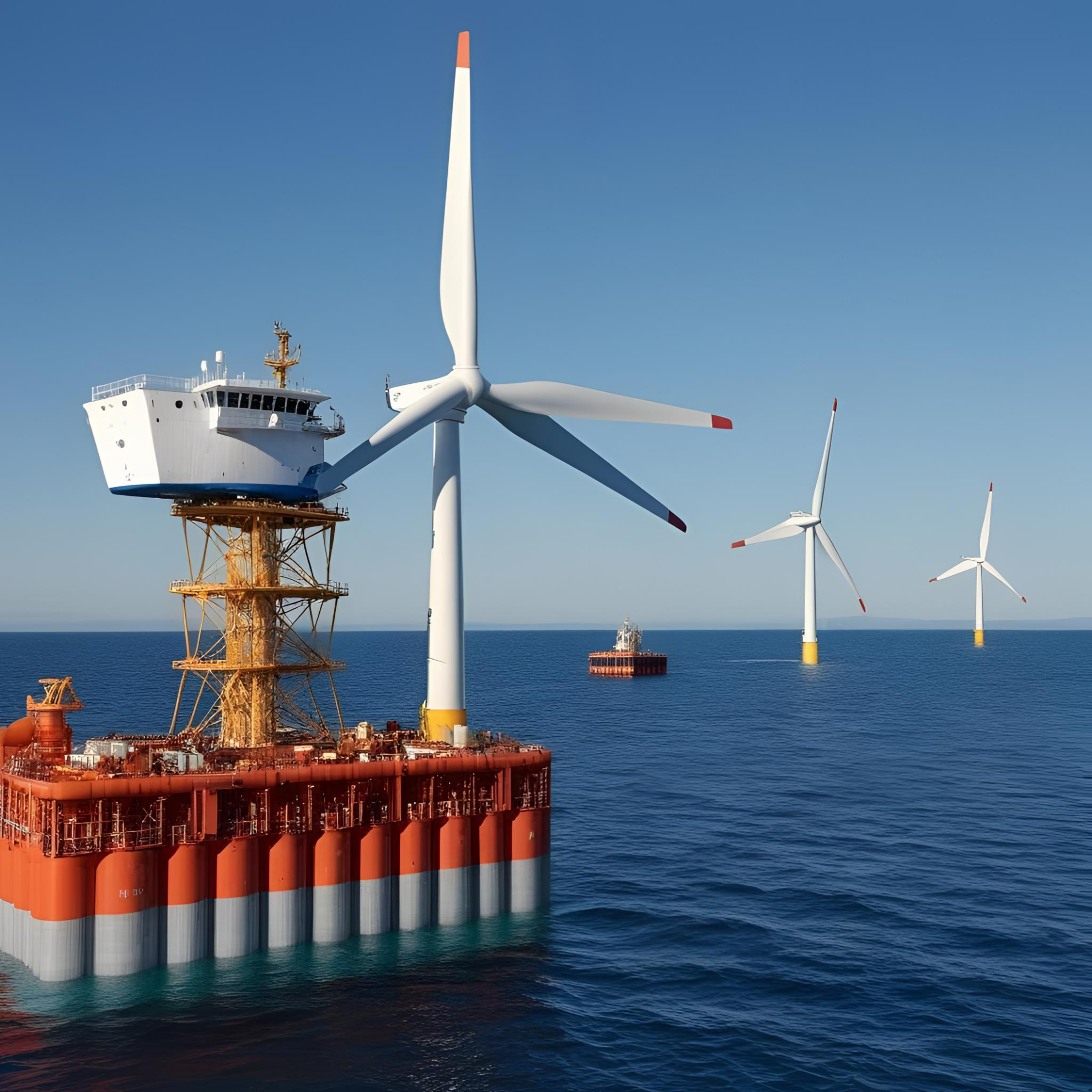 革新的な浮体式風力発電装置