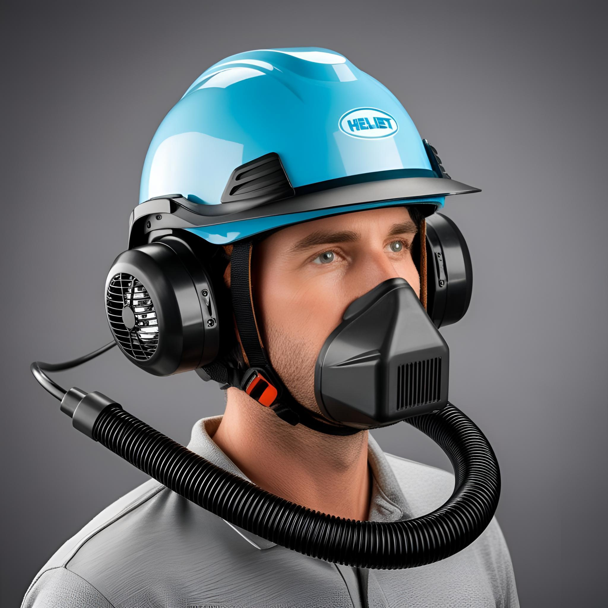作業を快適に！ヘルメット用送風ユニット