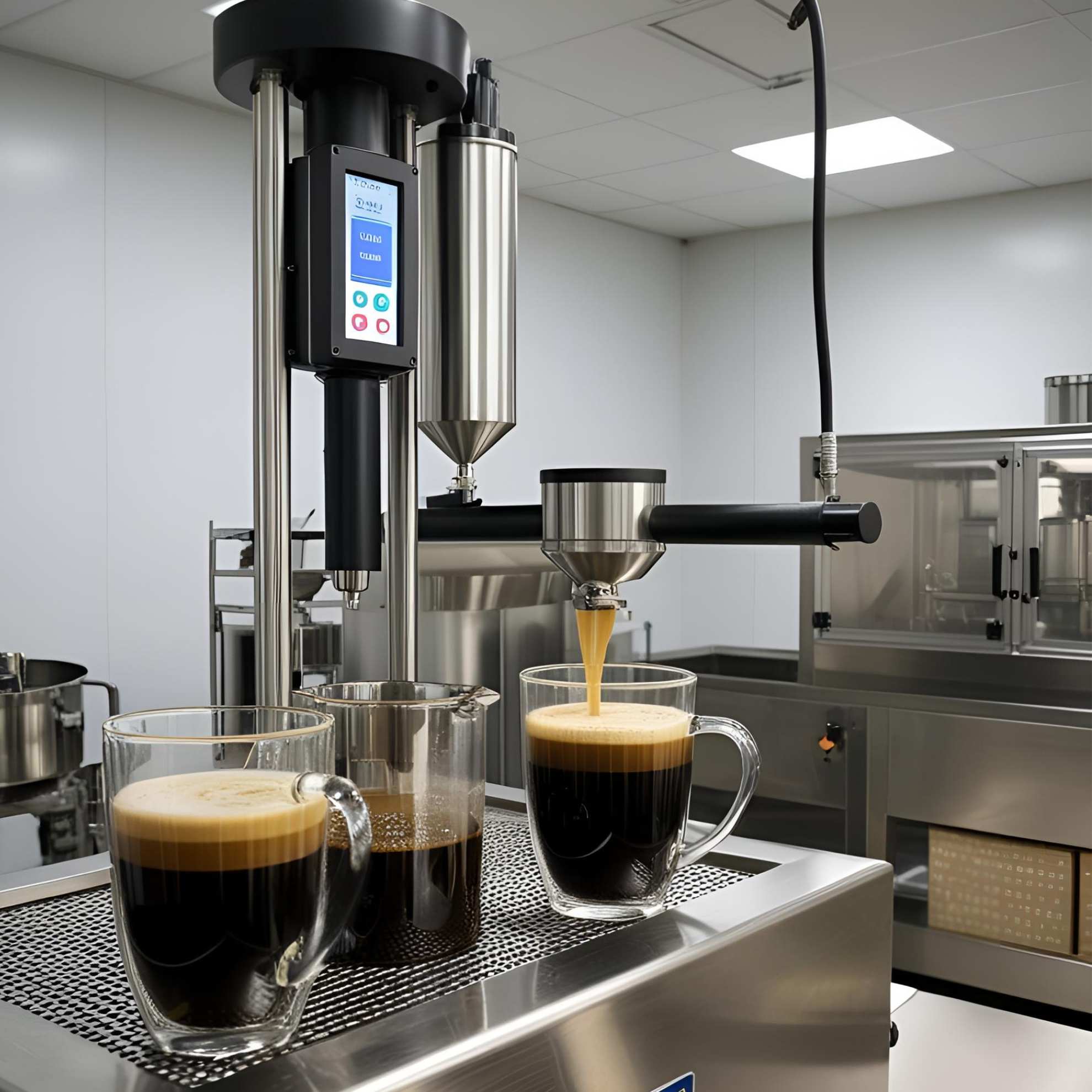 品質評価の新たな視点！コーヒー飲料の成分変化予測装置