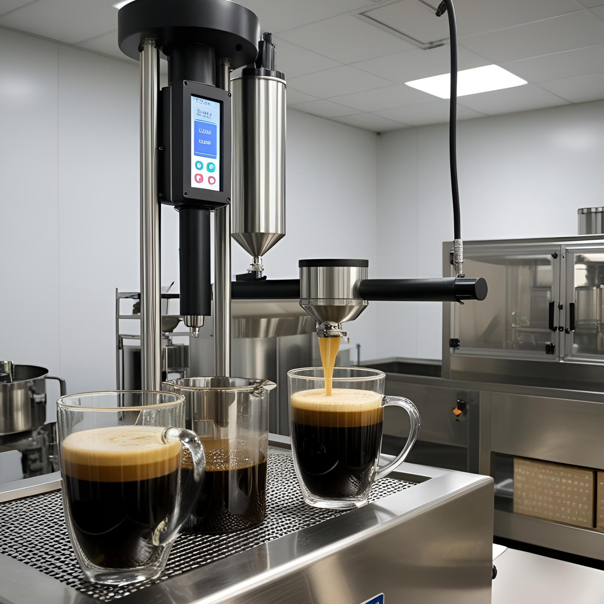 品質評価の新たな視点！コーヒー飲料の成分変化予測装置