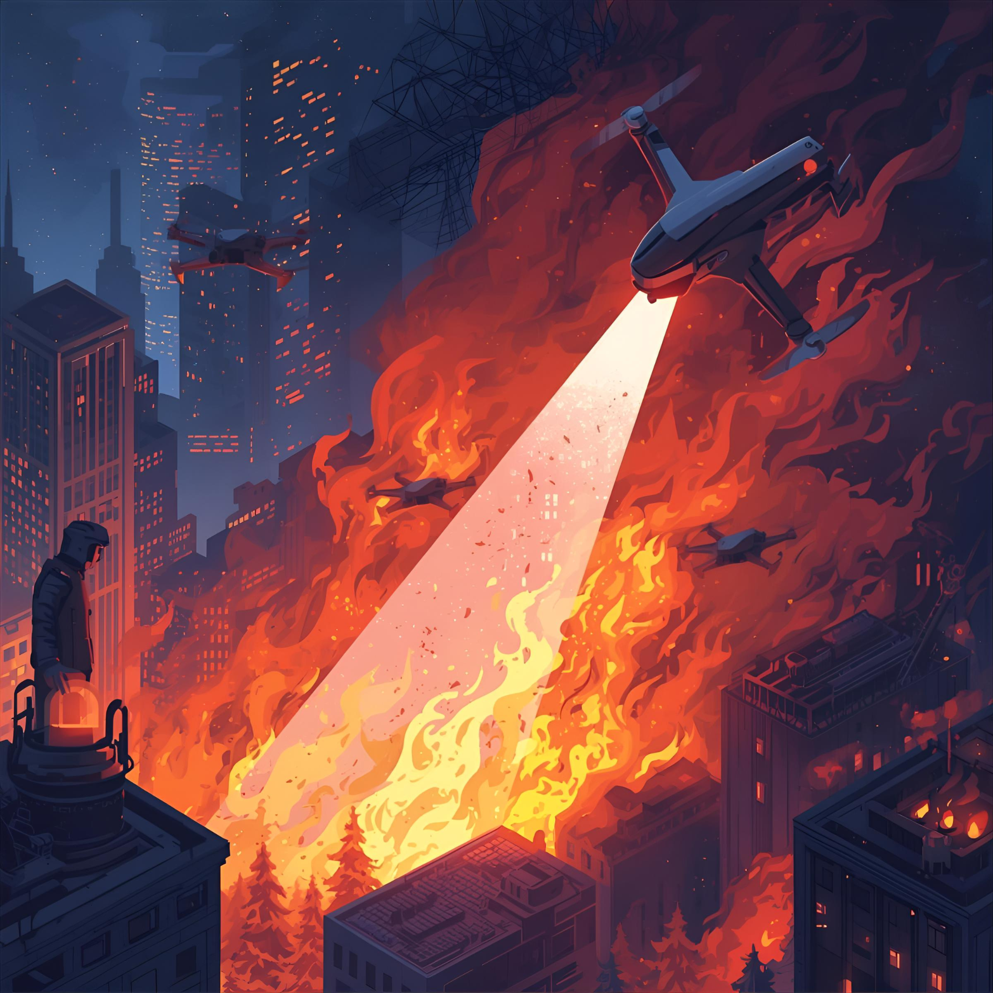 火災現場に直接投下可能な革新的消火体