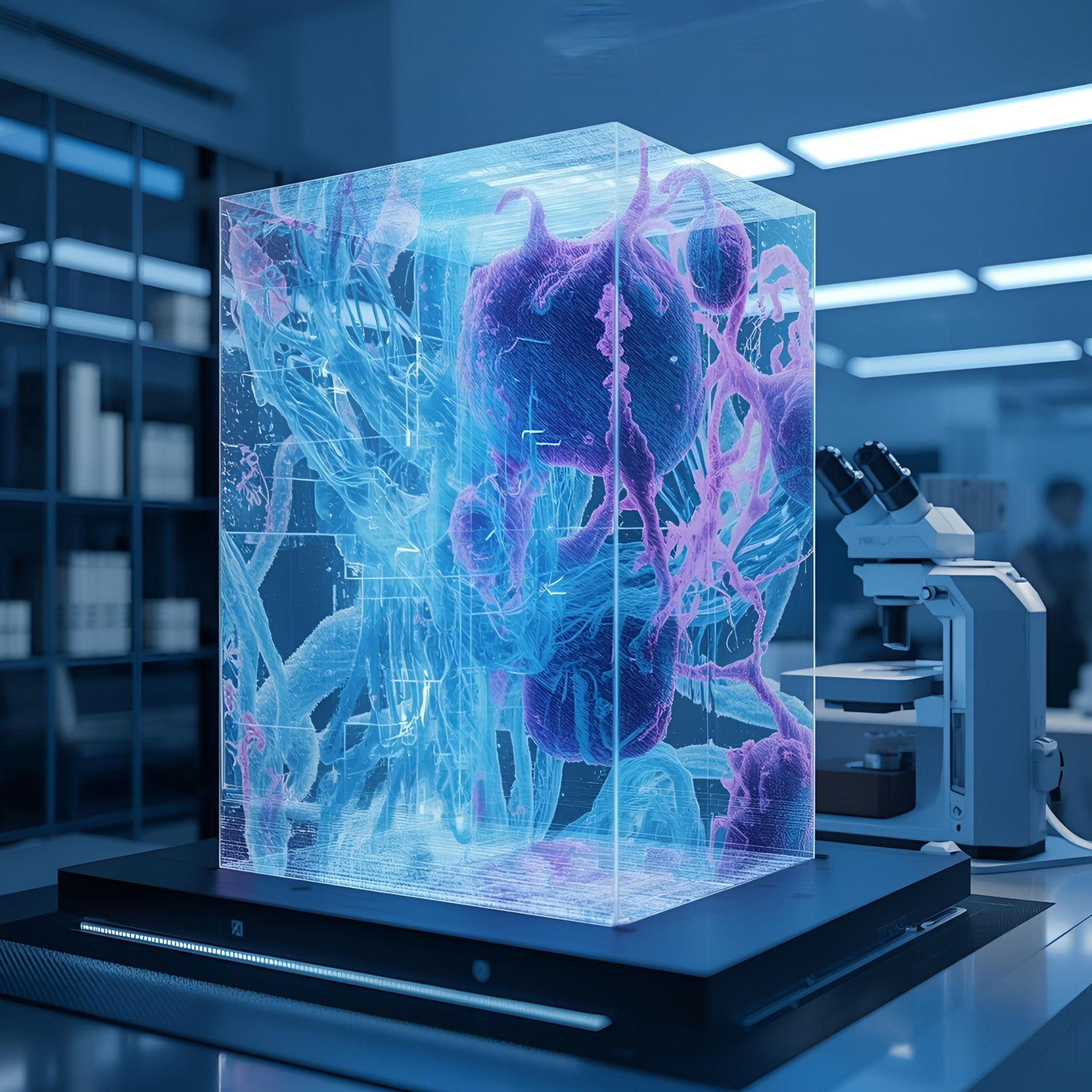 高精度な画像再生を可能にするホログラフィック顕微鏡