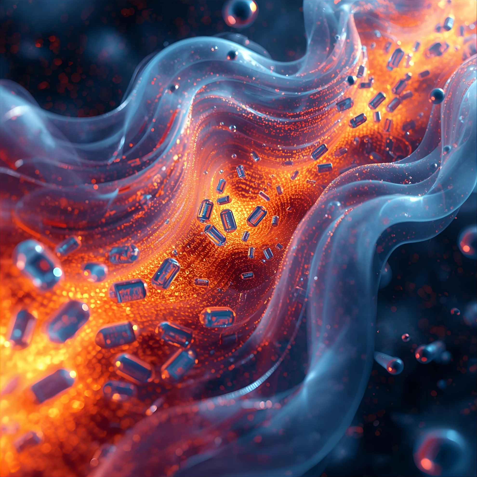 温度調整に革新! マイクロカプセル化した潜熱輸送物質の製造方法