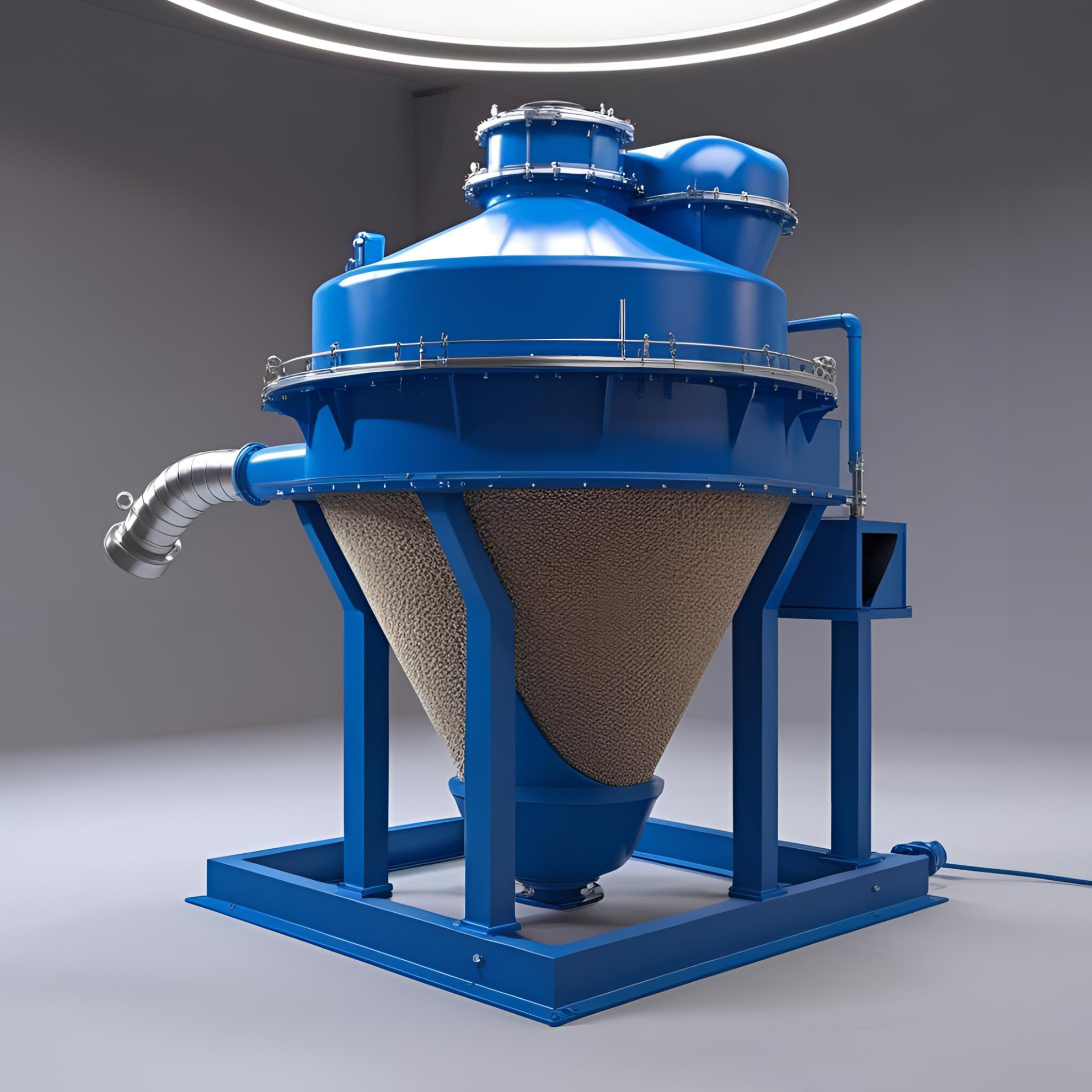 高精度な分離を実現する気流選別機